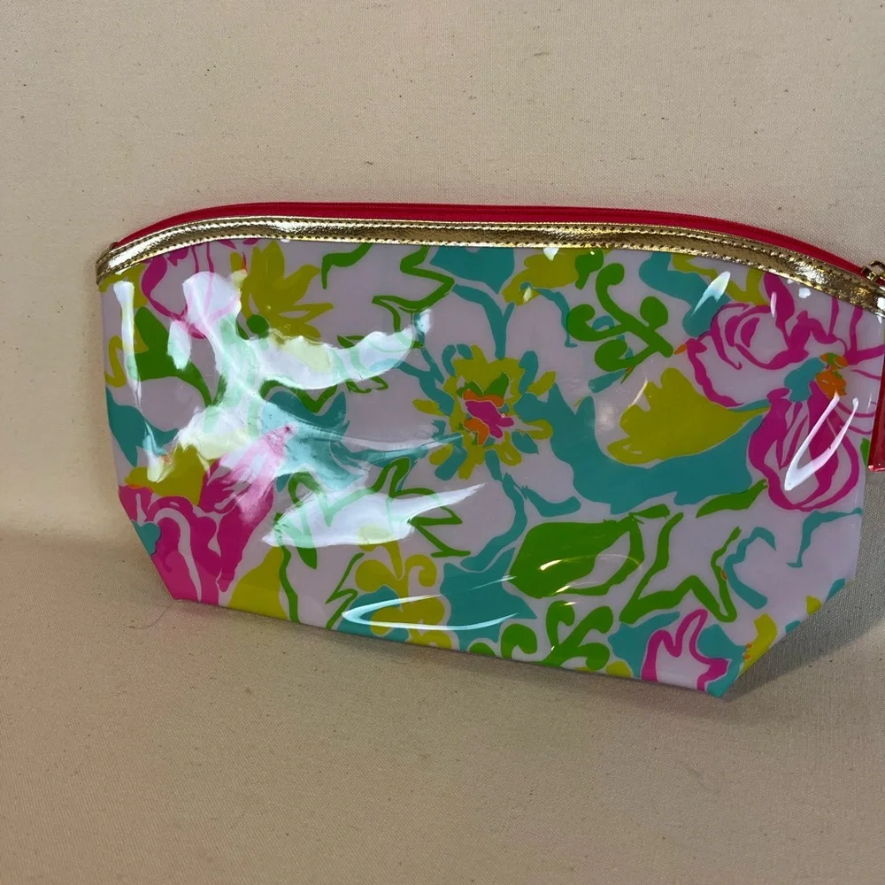 Lilly Pulitzer Vibrant Floral‎ Pouches- Set of 2